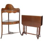 GEORGIAN MAHOGANY TWO TIER WASH STAND