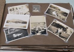 EARLY 20TH CENTURY BLACK AND WHITE PHOTO ALBUM