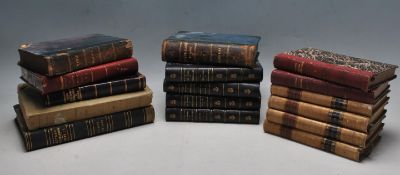 COLLECTION OF FRENCH AND ITALIAN 19TH CENTURY HARDBACK BOOKS