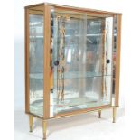 RETRO VINTAGE 1950S MELMINE CHINA DISPLAY CABINET