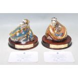 TWO ROYAL DOULTON PAPERWEIGHTS