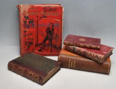 COLLECTION OF VICTORIAN BOOKS TO INCLUDE SCHREVELIUS' GREEK LEXICON