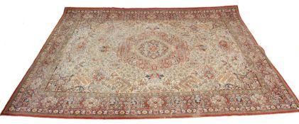 LARGE RED PERSIAN ISLAMIC RUG