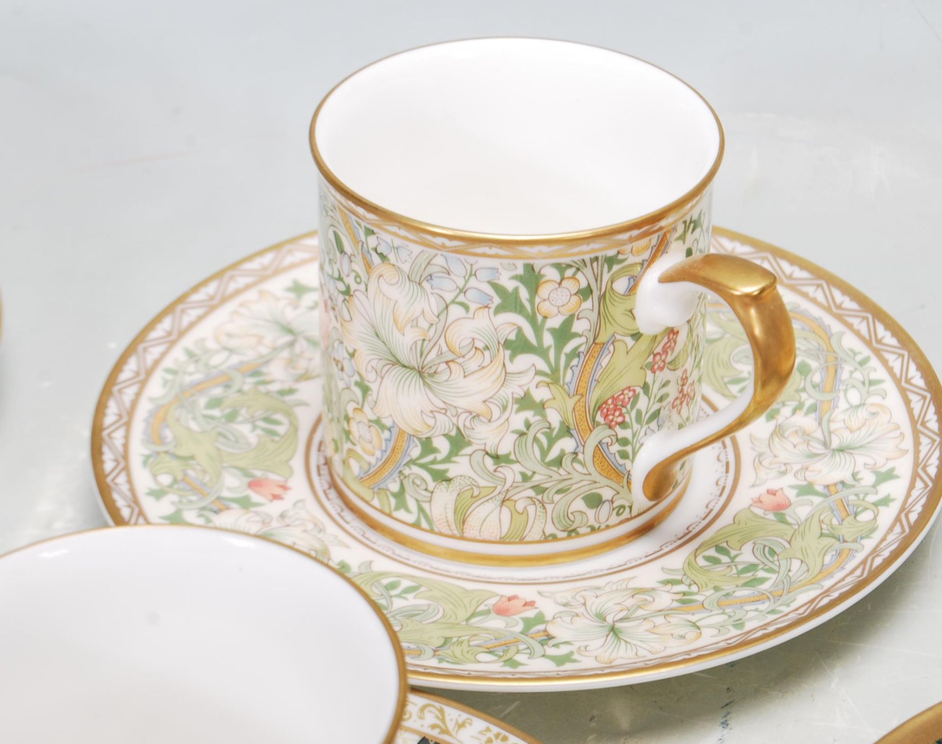 A SET OF SIX 20TH CENTURY WILLIAM MORRIS - VICTORIAN AND ALBERT TEA SERVICE - Image 8 of 11