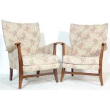 PAIR OF MID 20TH CENTURY 1950S PARKER KNOLL STYLE CHAIRS