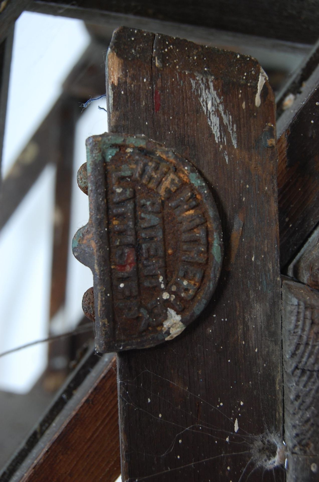 TWO VINTAGE LATE 20TH CENTURY A FRAME WOODEN LADDERS - Image 5 of 5