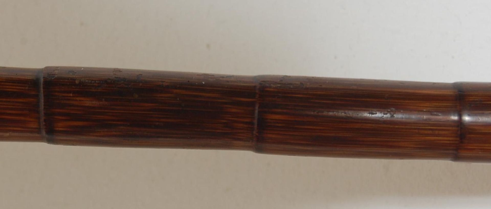 EDWARDIAN BAMBOO AND SILVER WALKING STICK - Image 4 of 5