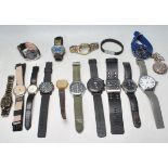 COLLECTION OF 20TH CENTURY GENTLEMENS WRISTWATCHES PRODUCED BY A VARIETY OF BRANDS.