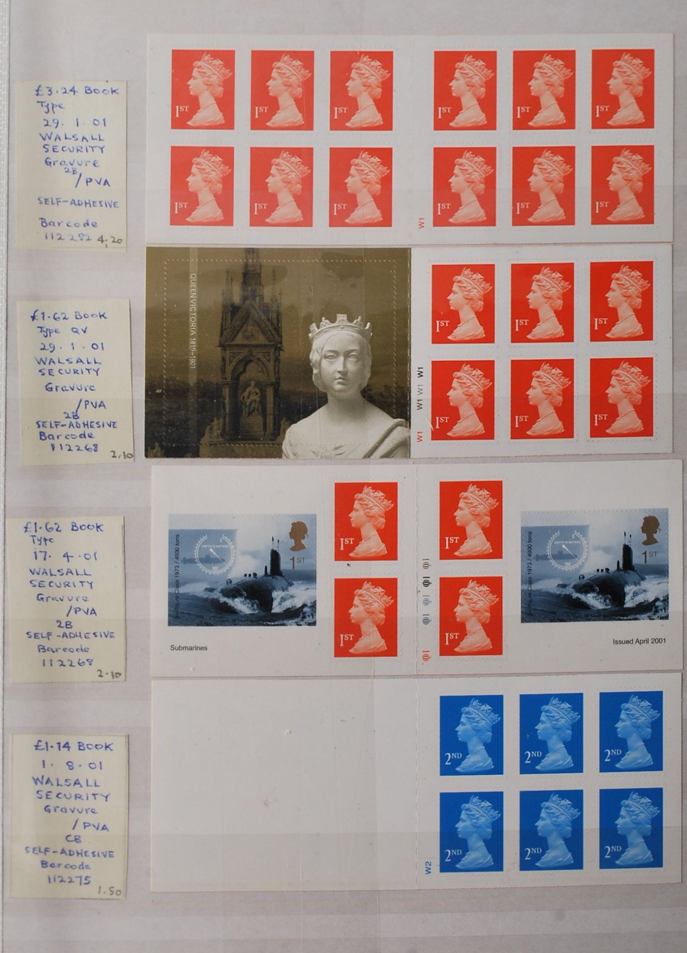 QUANTITY OF 1ST AND 2ND CLASS STAMPS BOOKLETS - £800+ - Bild 7 aus 16