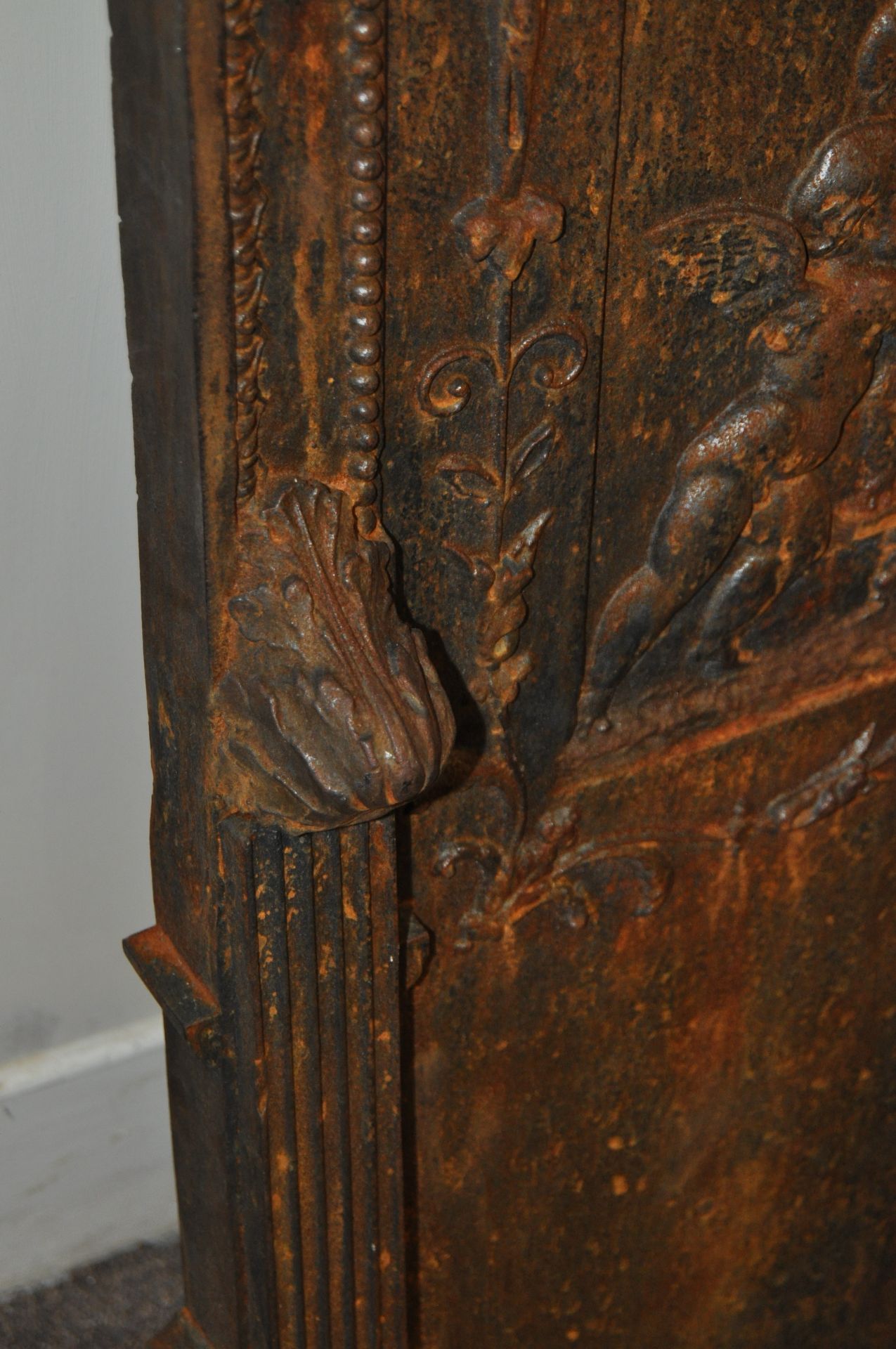 VICTORIAN CAST IRON FIREBACK - Image 5 of 5