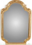 VENETIAN STYLE GILT FRAMED OVERMANTEL MIRROR