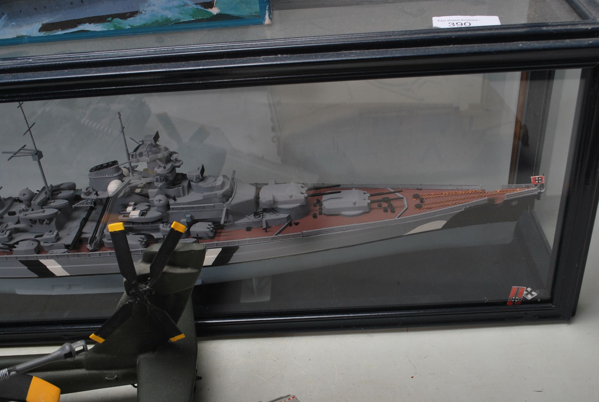 CASED MODEL OF BISMARCK / GNEISENAU AND OTHERS - Image 9 of 9