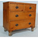 VICTORIAN 19TH CENTURY COTTAGE CHEST OF DRAWERS