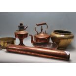 COLLECTION OF VICTORIAN AND LATER COPPER AND BRASS