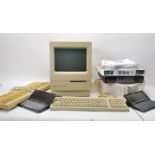 COLLECTION OF MAC MACINTOSH APPLE AND PSION COMPUTER RELATED EQUIPMENT.