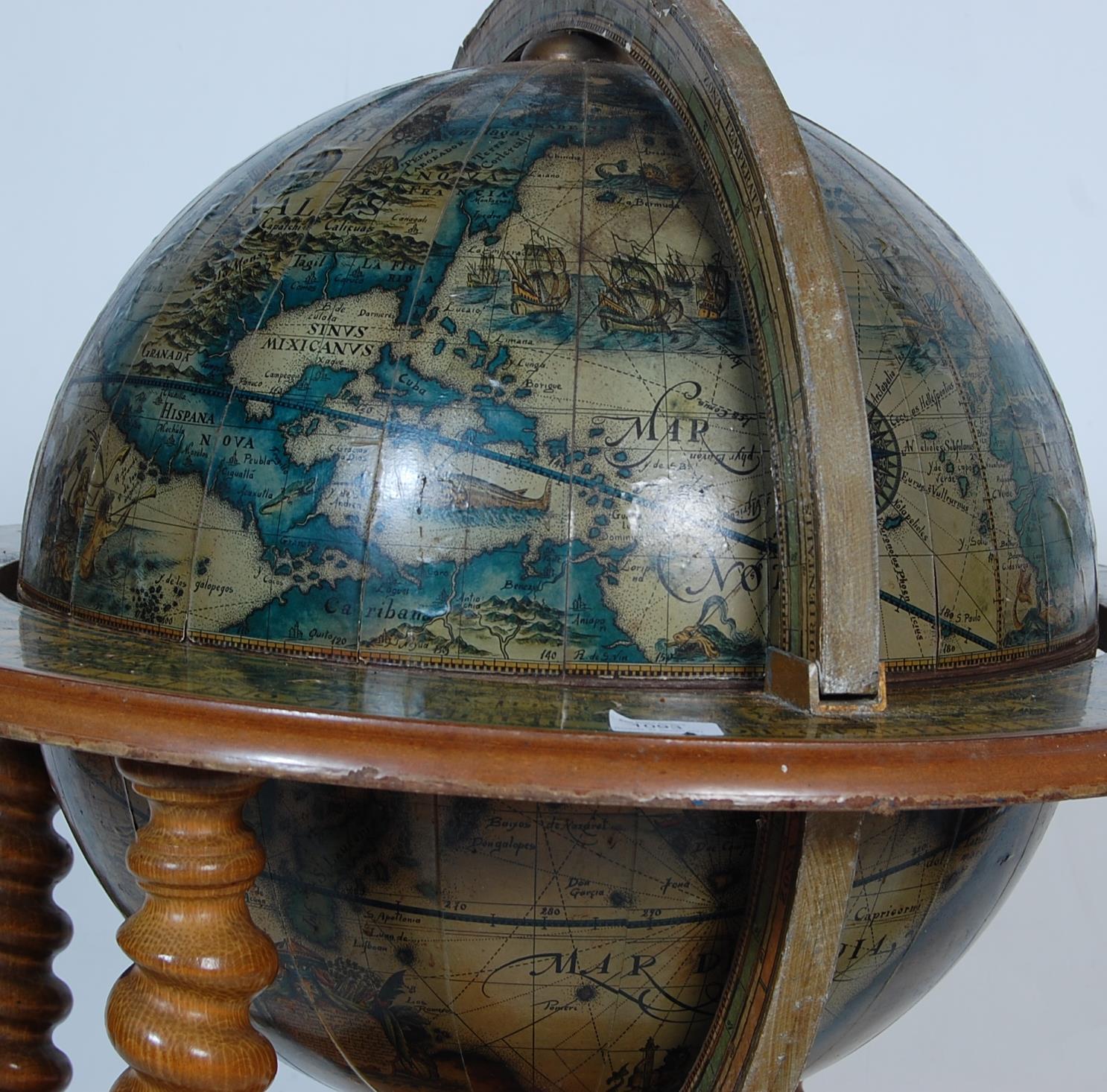 1980S ANTIQUE STYLE DRINKS GLOBE - Image 3 of 5