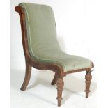 19TH CENTURY AESTHETIC MOVEMENT NURSING CHAIR