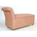 ANTIQUE STYLE 20TH CENTURY CHAISE LONGUE OTTOMAN