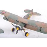 COLLECTION OF X5 BRITISH & GERMAN WWII FIGHTER MODEL PLANES