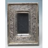 MID 20TH CENTURY INDIAN SILVER PHOTO FRAME