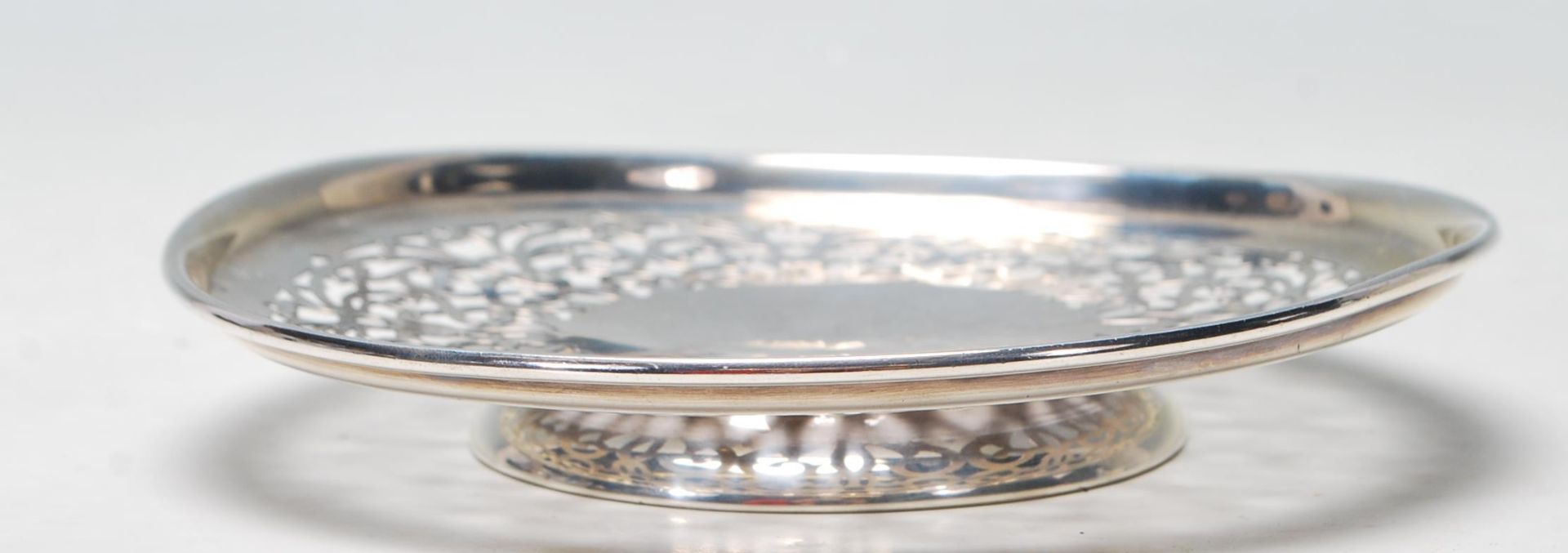 AMERICAN SILVER MAYER & SONS SILER TAZZA - Image 3 of 5