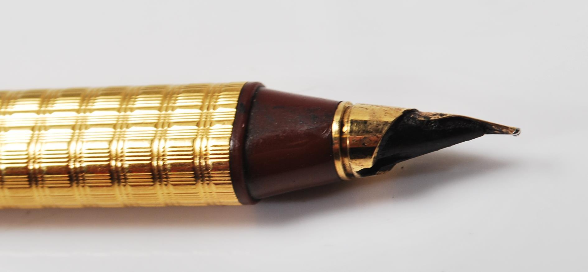 VINTAGE CARTIER GOLD PLATED INK PEN - Image 6 of 9