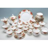 20TH CENTURY ROYAL ALBERT OLD COUNTRY ROSES TEA SERVICE