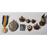 WWI FIRST WORLD WAR MEDALS & OTHER BADGES