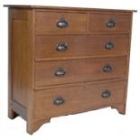 EARLY 20TH CENTURY ARTS AND CRAFTS CHEST OF DRAWERS