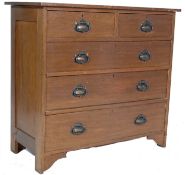 EARLY 20TH CENTURY ARTS AND CRAFTS CHEST OF DRAWERS