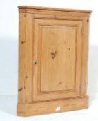GEORGE III ANTIQUE STYLE COUNTRY PINE CORNER CABINET
