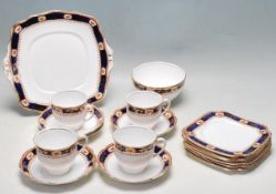 A MID 20TH CENTURY VINTAGE FINE BONE CHINA TEA SERVICE