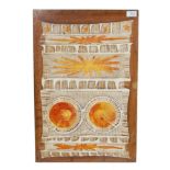 RETRO VINTAGE WEST GERMAN PANEL IN RELIEF