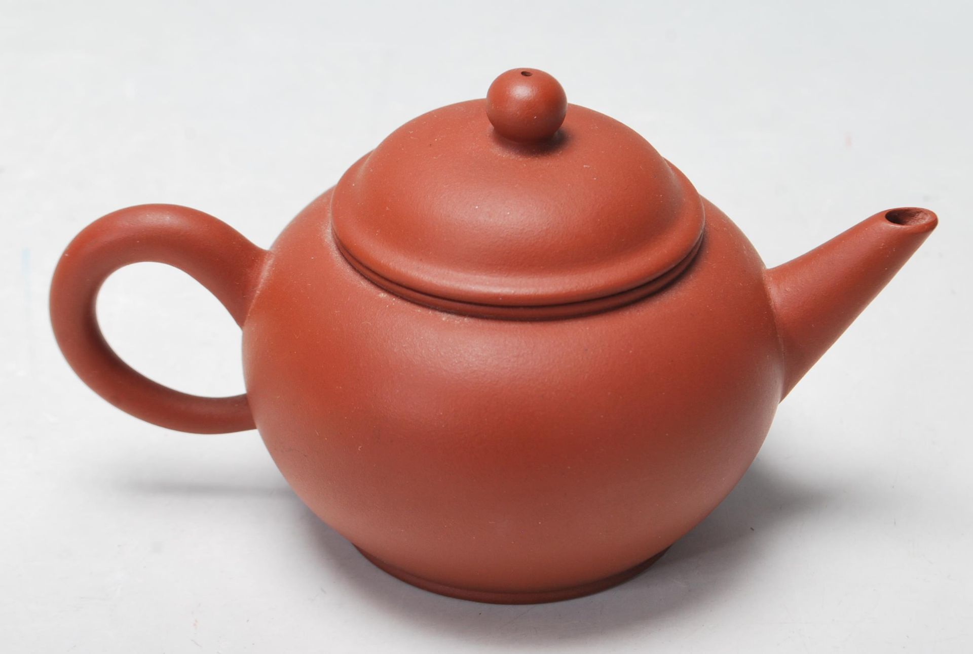 CHINESE YIXING RED CLAY SEAL MARKED TEAPOT - Image 2 of 5