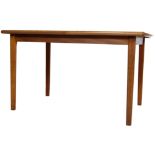 VINTAGE 20TH CENTURY TEAK WOOD DANISH INSPIRED DINING TABLE