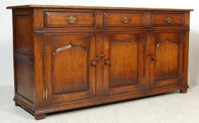 TITCHMARSH & GOODWIN LARGE OAK SIDEBOARD DRESSER