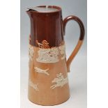 EARLY 20TH CENTURY ROYAL DOULTON WINE EWER