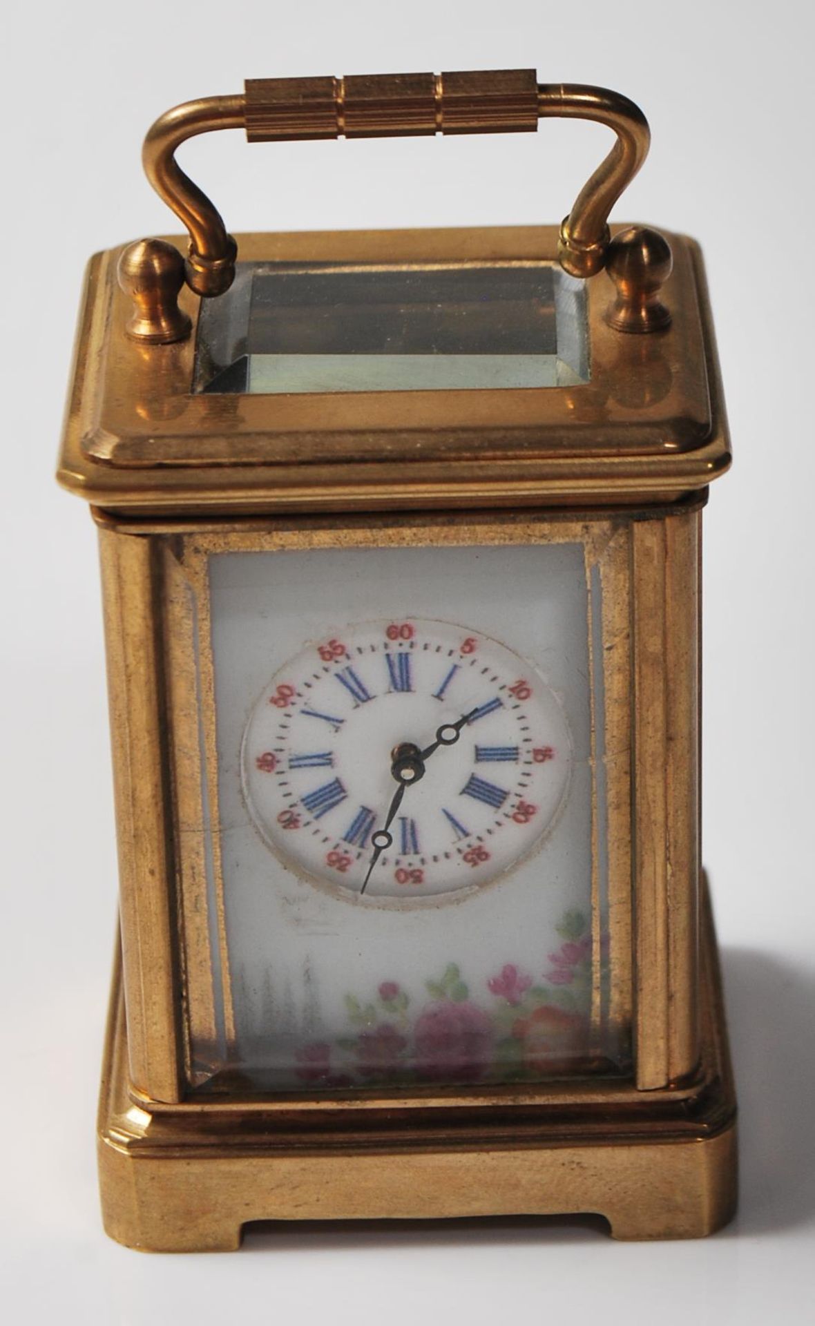 MINIATURE BRASS CARRIAGE CLOCK - Bild 2 aus 6