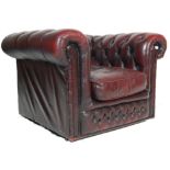 20TH CENTURY ANTIQUE STYLE CHESTERFIELD CLUB ARMCHAIR
