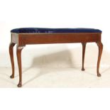 EARLY 20TH CENTURY MAHOGANY DUET PIANO STOOL