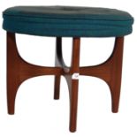 RETRO 1960’S G PLAN DRESSING TABLE STOOL WITH CIRCULAR SEAT