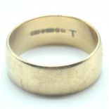 1960'S 9CT GOLD BAND RING