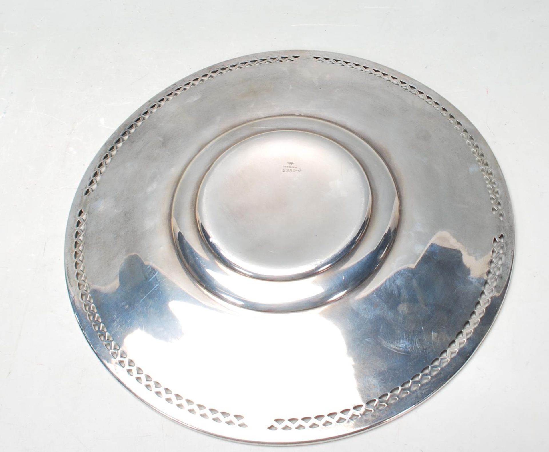 AMERICAN SILVER CENTREPIECE PLATE - Image 7 of 7