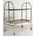 MID CENTURY GERLINOL BRESHEY DINETT - CHROME BASE FOLDING TROLLEY