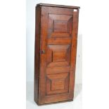 19TH CENTURY MAHOGANY UPRIGHT HANGING WALL CABINET