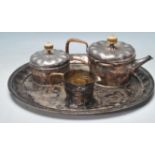 ARTS AND CRAFTS ADOLF VON MAYRHOFER SILVER TEA SERVICE