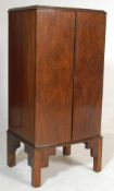 20TH CENTURY MAHOGANY RECORD CABINET