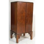 20TH CENTURY MAHOGANY RECORD CABINET