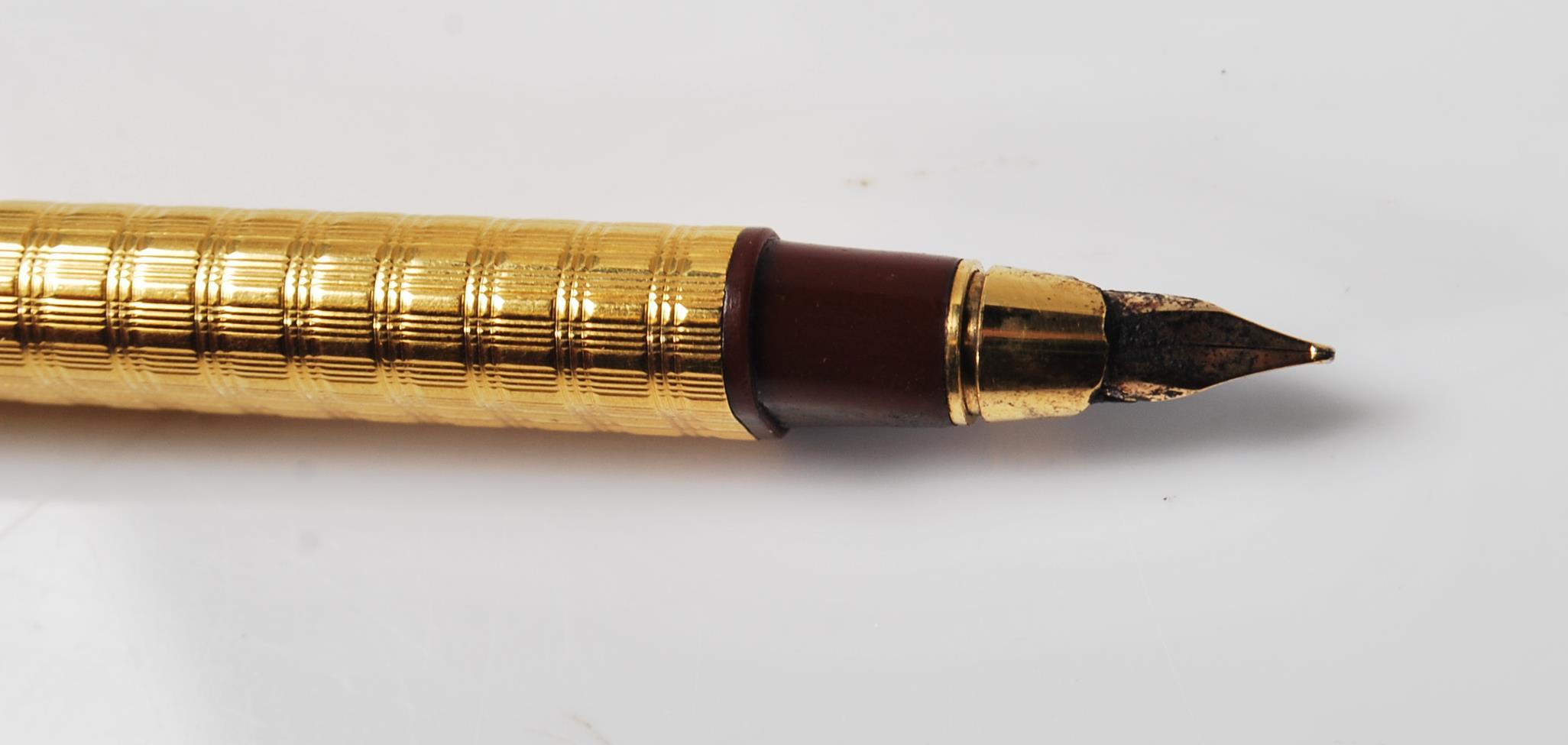 VINTAGE CARTIER GOLD PLATED INK PEN - Image 5 of 9