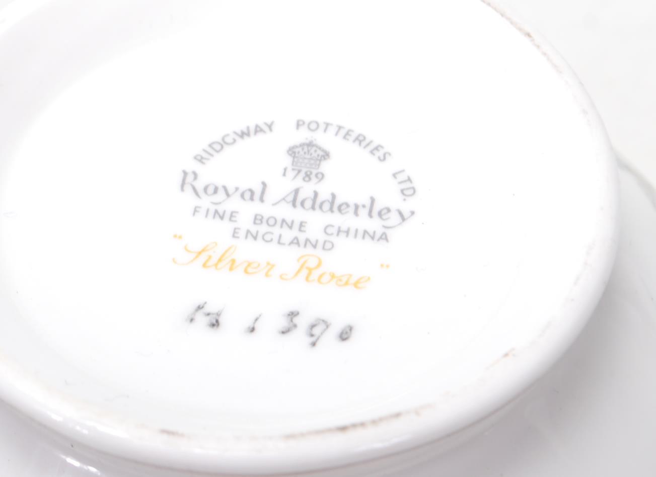 ROYAL ADDERLEY SILVER ROSE TEA SERVICE FOR SIX - Image 7 of 7